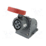 Conector alimentare AC, IEC 60309, IP67, 16A, 415V, 415V AC, 4 pini, AMPHENOL - 2CMA101221R1000