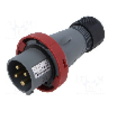 Conector alimentare AC, IEC 60309, IP67, 16A, 415V AC, 4 pini, AMPHENOL - 2CMA101080R1000