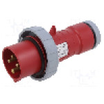 Conector alimentare AC, IEC 60309, IP67, 16A, 415V AC, 4 pini, AMPHENOL - 2CMA166476R1000