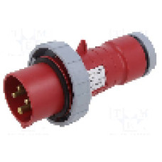 Conector alimentare AC, IEC 60309, IP67, 16A, 415V AC, 4 pini, AMPHENOL - 2CMA166476R1000