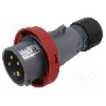 Conector alimentare AC, IEC 60309, IP67, 16A, 415V AC, 5 pini, AMPHENOL - 2CMA101089R1000