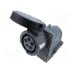 Conector alimentare AC, IEC 60309, IP67, 20A, {{Tensiune nominala}}, 5 pini, AMPHENOL - 2CMA101231R1000