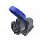 Conector alimentare AC, IEC 60309, IP67, 30A, 0,25kV, 250V AC, 4 pini, AMPHENOL - 2CMA101246R1000