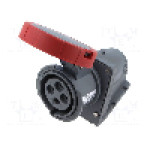 Conector alimentare AC, IEC 60309, IP67, 30A, 415V, 415V AC, 4 pini, AMPHENOL - 2CMA101244R1000