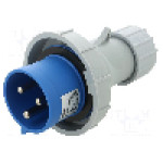 Conector alimentare AC, IEC 60309, IP67, 32A, 0,23kV, 3 pini, TAIZHOU BAOLUDA ELECTRIC - QX-290