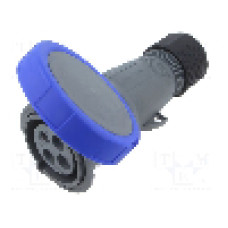 Conector alimentare AC, IEC 60309, IP67, 32A, 0,25kV, 250V AC, 4 pini, AMPHENOL - 2CMA101152R1000