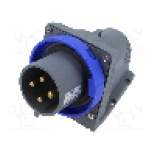 Conector alimentare AC, IEC 60309, IP67, 32A, 0,25kV, 250V AC, 4 pini, AMPHENOL - 2CMA101199R1000