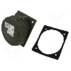 Conector alimentare AC, IEC 60309, IP67, 32A, 230V AC, 3 pini, PCE - 4232-6F78.U