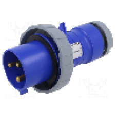 Conector alimentare AC, IEC 60309, IP67, 32A, 250V AC, 3 pini, AMPHENOL - 2CMA166722R1000