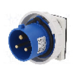 Conector alimentare AC, IEC 60309, IP67, 32A, 400V AC, 3 pini, PAWBOL - B.1919
