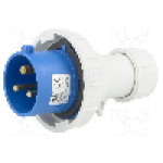 Conector alimentare AC, IEC 60309, IP67, 32A, 400V AC, 3 pini, PAWBOL - B.1923
