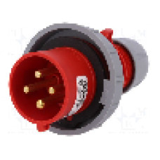 Conector alimentare AC, IEC 60309, IP67, 32A, 400V AC, 4 pini, PCE - 0242-6