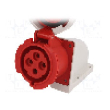 Conector alimentare AC, IEC 60309, IP67, 32A, 400V AC, 4 pini, PCE - 1242-6