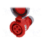 Conector alimentare AC, IEC 60309, IP67, 32A, 400V AC, 4 pini, PCE - 2242-6
