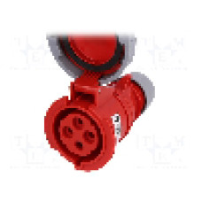 Conector alimentare AC, IEC 60309, IP67, 32A, 400V AC, 4 pini, PCE - 2242-6