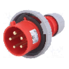 Conector alimentare AC, IEC 60309, IP67, 32A, 400V AC, 5 pini, PCE - 0252-6