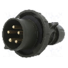 Conector alimentare AC, IEC 60309, IP67, 32A, 400V AC, 5 pini, PCE - 0252-6.U
