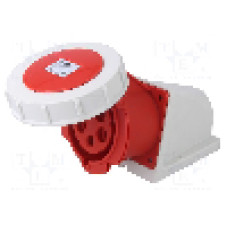 Conector alimentare AC, IEC 60309, IP67, 32A, 400V AC, 5 pini, PCE - 1252-6V
