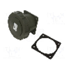 Conector alimentare AC, IEC 60309, IP67, 32A, 400V AC, 5 pini, PCE - 3252-6.U