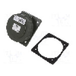 Conector alimentare AC, IEC 60309, IP67, 32A, 400V AC, 5 pini, PCE - 4252-6F78.U