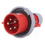 Conector alimentare AC, IEC 60309, IP67, 32A, 400V AC, 5 pini, PCE - 70252-6