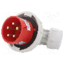 Conector alimentare AC, IEC 60309, IP67, 32A, 400V AC, 5 pini, PCE - 80252-6