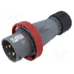 Conector alimentare AC, IEC 60309, IP67, 32A, 415V AC, 4 pini, AMPHENOL - 2CMA101103R1000
