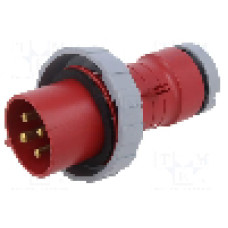 Conector alimentare AC, IEC 60309, IP67, 32A, 415V AC, 4 pini, AMPHENOL - 2CMA166738R1000