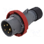Conector alimentare AC, IEC 60309, IP67, 32A, 415V AC, 5 pini, AMPHENOL - 2CMA101112R1000