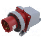 Conector alimentare AC, IEC 60309, IP67, 32A, 415V AC, 5 pini, AMPHENOL - 2CMA167122R1000