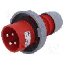 Conector alimentare AC, IEC 60309, IP67, 32A, 440V AC, 4 pini, PCE - 0242-3V