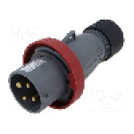 Conector alimentare AC, IEC 60309, IP67, 32A, 460V, 4 pini, AMPHENOL - 2CMA101107R1000