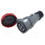 Conector alimentare AC, IEC 60309, IP67, 32A, 460V, 4 pini, AMPHENOL - 2CMA101154R1000