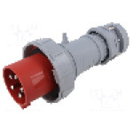 Conector alimentare AC, IEC 60309, IP67, 63A, 0,4kV, 5 pini, TAIZHOU BAOLUDA ELECTRIC - QX1114