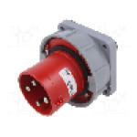 Conector alimentare AC, IEC 60309, IP67, 63A, 400V AC, 4 pini, PCE - 634-6