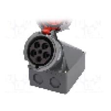 Conector alimentare AC, IEC 60309, IP67, 63A, 400V AC, 5 pini, PAWBOL - B.1048