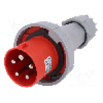 Conector alimentare AC, IEC 60309, IP67, 63A, 400V AC, 5 pini, PAWBOL - B.1050