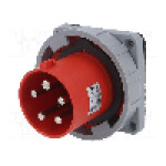 Conector alimentare AC, IEC 60309, IP67, 63A, 400V AC, 5 pini, PAWBOL - B.1926