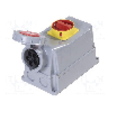 Conector alimentare AC, IEC 60309, IP67, 63A, 400V AC, 5 pini, PCE - 135-6W