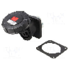 Conector alimentare AC, IEC 60309, IP67, 63A, 400V AC, 5 pini, PCE - 335-6XS