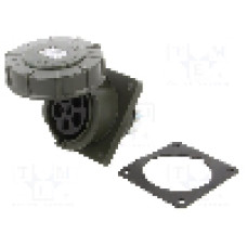 Conector alimentare AC, IEC 60309, IP67, 63A, 400V AC, 5 pini, PCE - 435-6.U