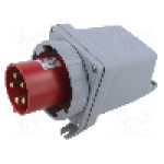 Conector alimentare AC, IEC 60309, IP67, 63A, 415V AC, 5 pini, AMPHENOL - 2CMA167362R1000
