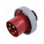 Conector alimentare AC, IEC 60309, IP67, 63A, 415V AC, 5 pini, AMPHENOL - 2CMA168115R1000
