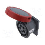 Conector alimentare AC, IEC 60309, IP67, {{Curent nominal}}, 415V, 5 pini, AMPHENOL - 2CMA101319R1000