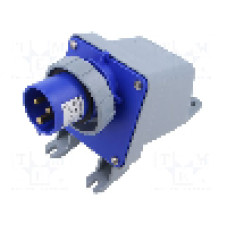 Conector alimentare AC, IEC 60309, IP67, IP69K, 16A, 0,25kV, 250V AC, 3 pini, AMPHENOL - 2CMA167044R1000