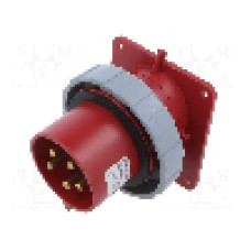 Conector alimentare AC, IEC 60309, IP67, IP69K, 32A, 415V, 415V AC, 5 pini, AMPHENOL - 2CMA166664R1000