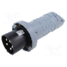 Conector alimentare AC, IEC 60309, IP69K, 0,125kA, {{Tensiune nominala}}, 5 pini, AMPHENOL - 2CMA166830R1000