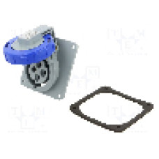 Conector alimentare AC, IEC 60309, IP69K, 16A, 250V AC, 4 pini, AMPHENOL - 2CMA167016R1000