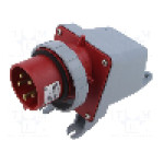 Conector alimentare AC, IEC 60309, IP69K, 16A, 415V, 5 pini, AMPHENOL - 2CMA167078R1000