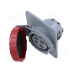 Conector alimentare AC, IEC 60309, IP69K, 16A, {{Tensiune nominala}}, 4 pini, AMPHENOL - 2CMA167020R1000